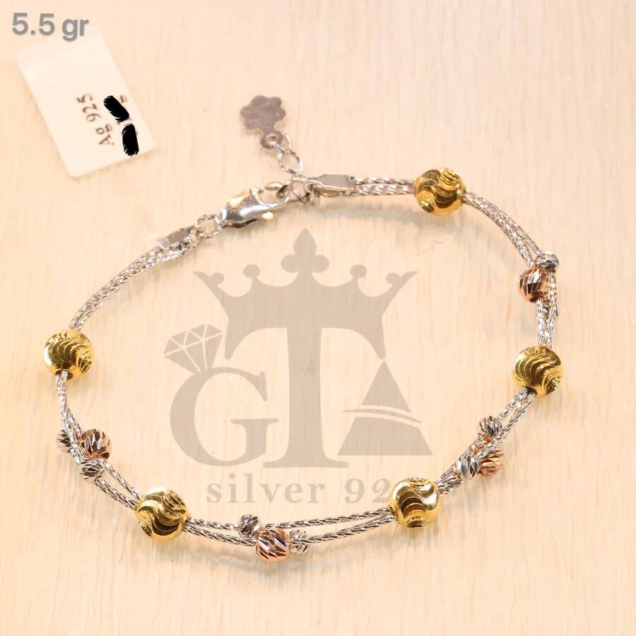 product_1b278d58-3927-462e-854e-5fd204d2a7b7.jpg دستبند نقره سوپرالبرنادو کد 1535 - تصویر 1