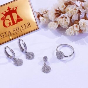 نیم ست نقره میکرو کد 16282