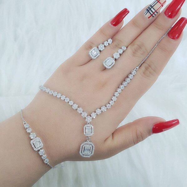 سرویس نقره میکرو زنجیری کد 12030 - Image 2