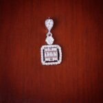 مدال نقره میکرو طرح امرالدکات کد 21362