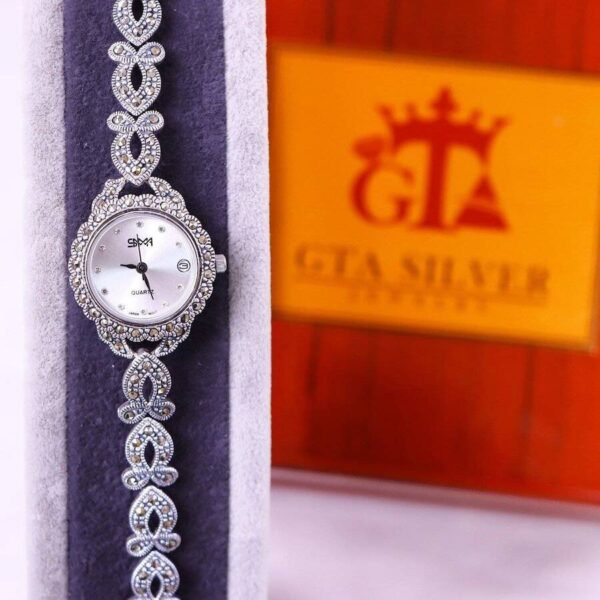 ساعت نقره سما کد 18138 - Image 2