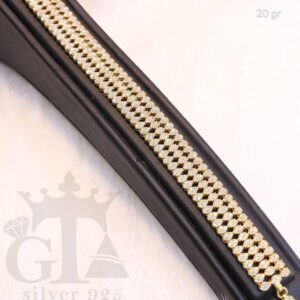 دستبند نقره آریسان کد 1365