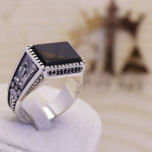 انگشتر نقره مردانه مارگازیت کد 29011