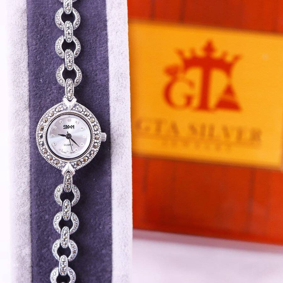 product_33f32101-efc7-484d-ac5d-faca0043b785.jpg ساعت نقره سما کد 18134 - Image 1