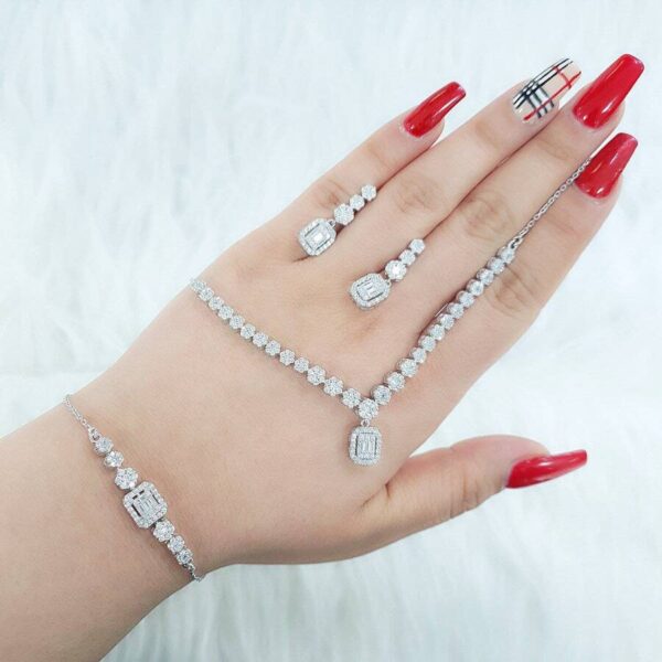 سرویس نقره میکرو زنجیری کد 12031 - Image 2