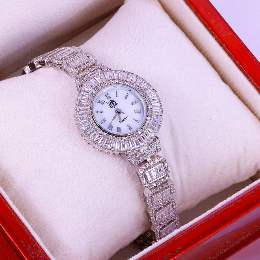 product_424ba88c-3490-4519-95a8-3452d68aeae8.jpg ساعت نقره GTA طرح امرالدکات کد 19133 - Image 1