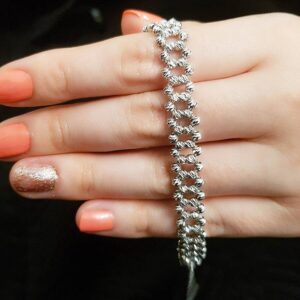 دستبند نقره سوپرالبرنادو کد 1634