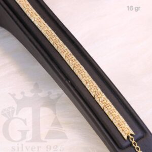 دستبند نقره آریسان رنگی کد 1366