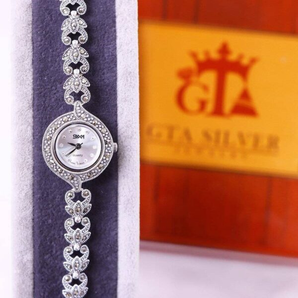 ساعت نقره سما کد 18132 - Image 2