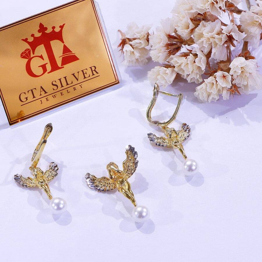 product_5a13aebb-5537-4267-8522-45992f861eb0.jpg نیم ست نقره میکرو مروارید دار کد 16292 - Image 1