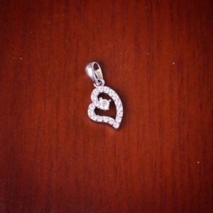 مدال نقره میکرو قلبی کد 21373