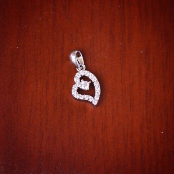 مدال نقره میکرو قلبی کد 21373 - Image 2