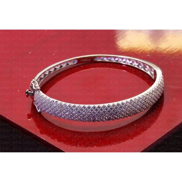 دستبند نقره پرنس کد 2093 - تصویر 2