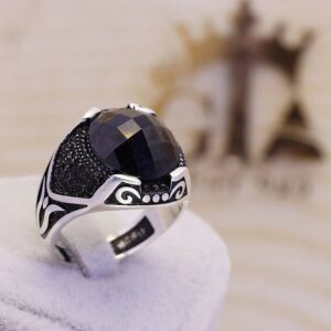 انگشتر نقره مردانه مارگازیت کد 29007