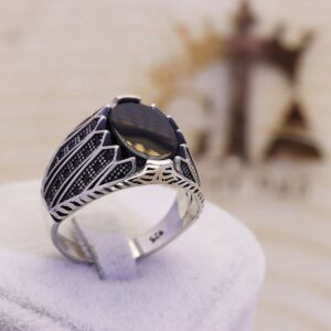 انگشتر نقره مردانه مارگازیت کد 29006