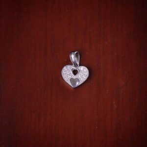 مدال نقره میکرو قلبی کد 21472