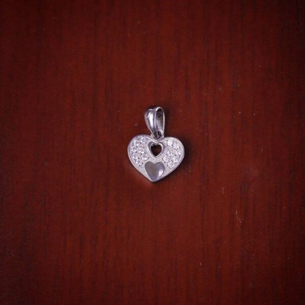 مدال نقره میکرو قلبی کد 21472 - تصویر 2