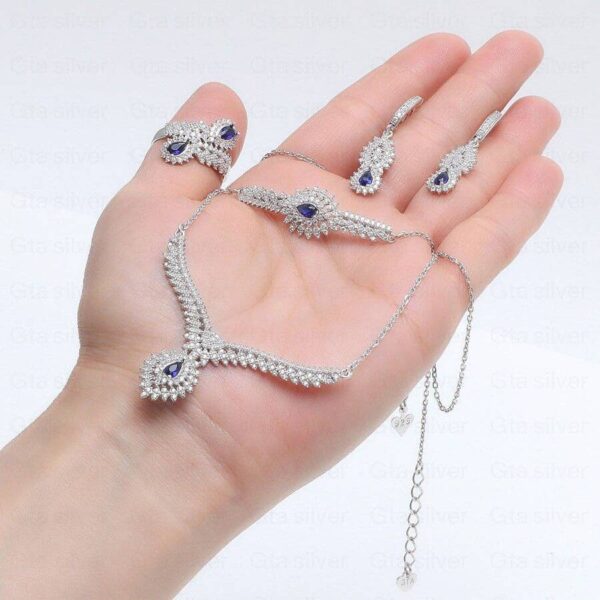 سرویس نقره میکرو زنجیری کد 12034 - Image 2