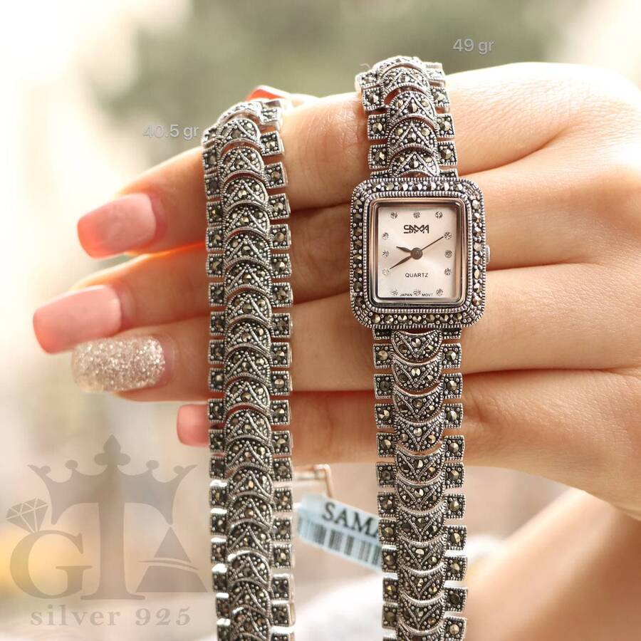 product_772a11ae-4f5c-479c-a2fd-62f25b43f6c8.jpg ساعت نقره سما کد 18042 - Image 1