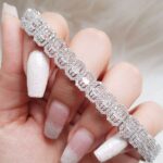 دستبند نقره میکرو کد 2072