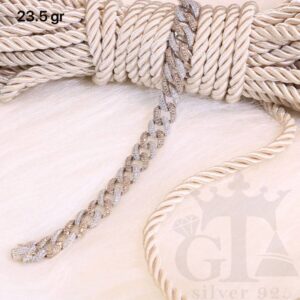 دستبند نقره کارتیر کد 1205