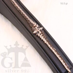 دستبند نقره آتنا رنگی کد 1373