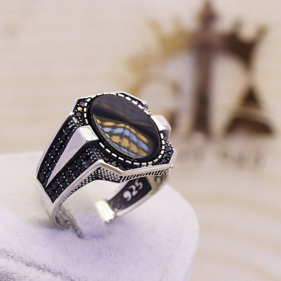 product_80f6d4d5-f73d-4626-b325-8972127dfb61.jpg انگشتر نقره مردانه مارگازیت کد 29004 - Image 1