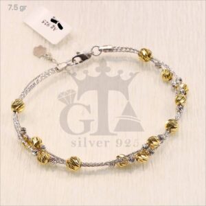 دستبند نقره سوپرالبرنادو کد 1537