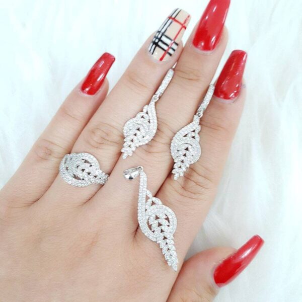 نیم ست نقره میکرو کد 16122 - Image 2