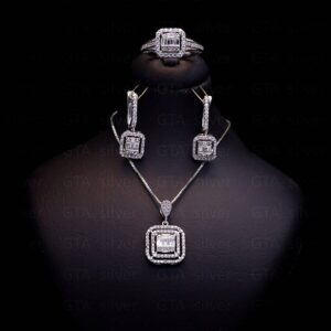 نیم ست نقره میکرو کد 16084