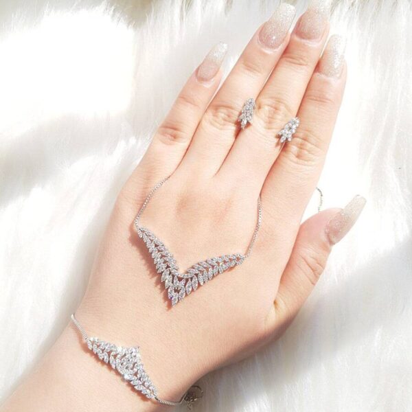 سرویس نقره میکرو زنجیری کد 12020 - Image 2