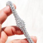 دستبند نقره میکرو کد 22005