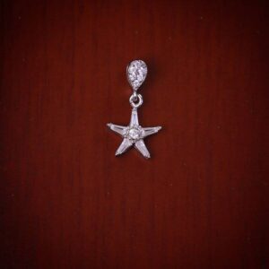 مدال نقره میکرو طرح ستاره کد 21565