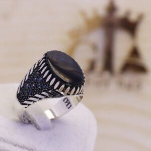 انگشتر نقره مردانه مارگازیت کد 29010