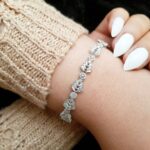 دستبند نقره میکرو کد 1219