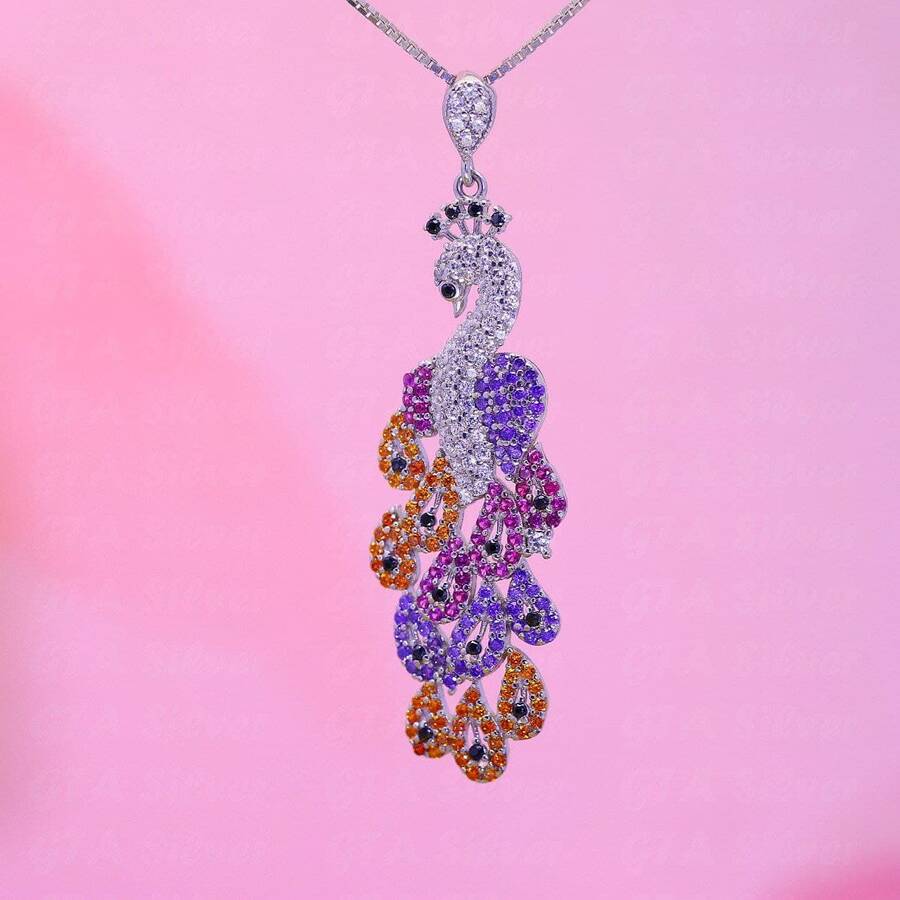 product_a0fccbaf-2e40-42cb-846e-6db3f10a52e6.jpg مدال نقره میکرو رنگی کد 21039 - Image 1