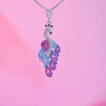 مدال نقره میکرو رنگی کد 21041