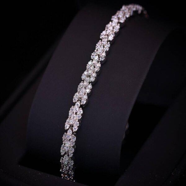 دستبند نقره آریسان کد 1015 - تصویر 2