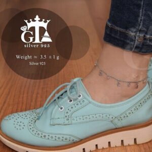 پابند نقره گوی‌دار کد 1455