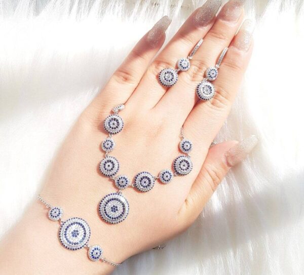 سرویس نقره میکرو زنجیری کد 12023 - Image 2