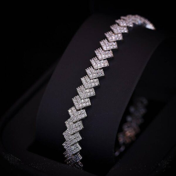 دستبند نقره آریسان کد 1012 - تصویر 2