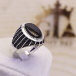 انگشتر نقره مردانه مارگازیت کد 29035