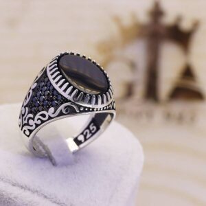 انگشتر نقره مردانه مارگازیت کد 29033