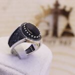 انگشتر نقره مردانه مارگازیت کد 29028