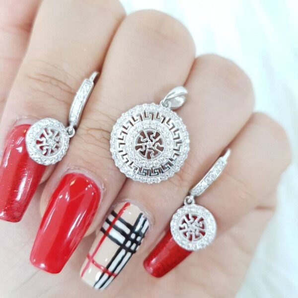 نیم ست نقره میکرو کد 16124 - Image 2