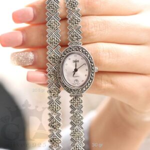 ساعت نقره سما کد 18049