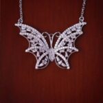 مدال نقره میکرو پروانه کد 21552