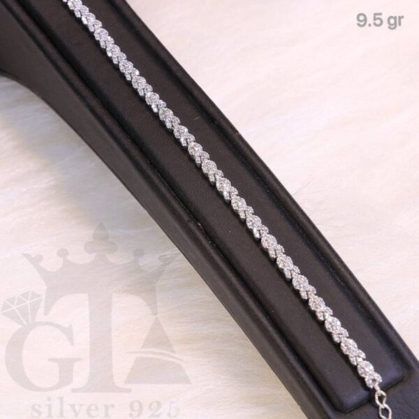 دستبند نقره آتنا کد 1372 - Image 2