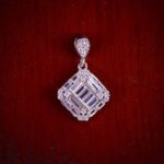 مدال نقره میکرو طرح امرالدکات کد 21341