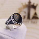 انگشتر نقره مردانه مارگازیت کد 29034